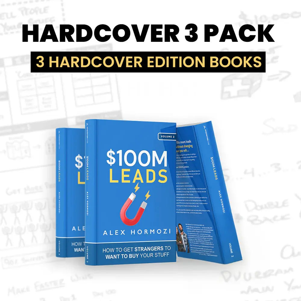 $100M Leads - Hardcover 3 Pack