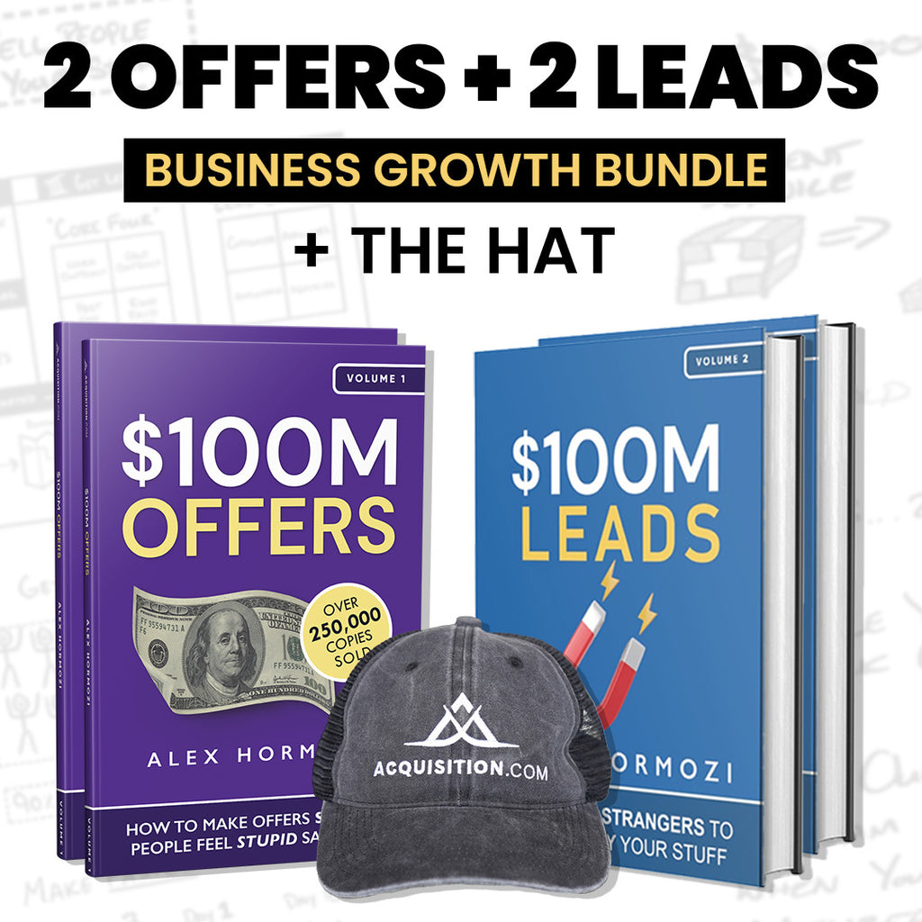 100M Leads Founders Edition by Alex Hormozi, 100 Million Dollar Leads