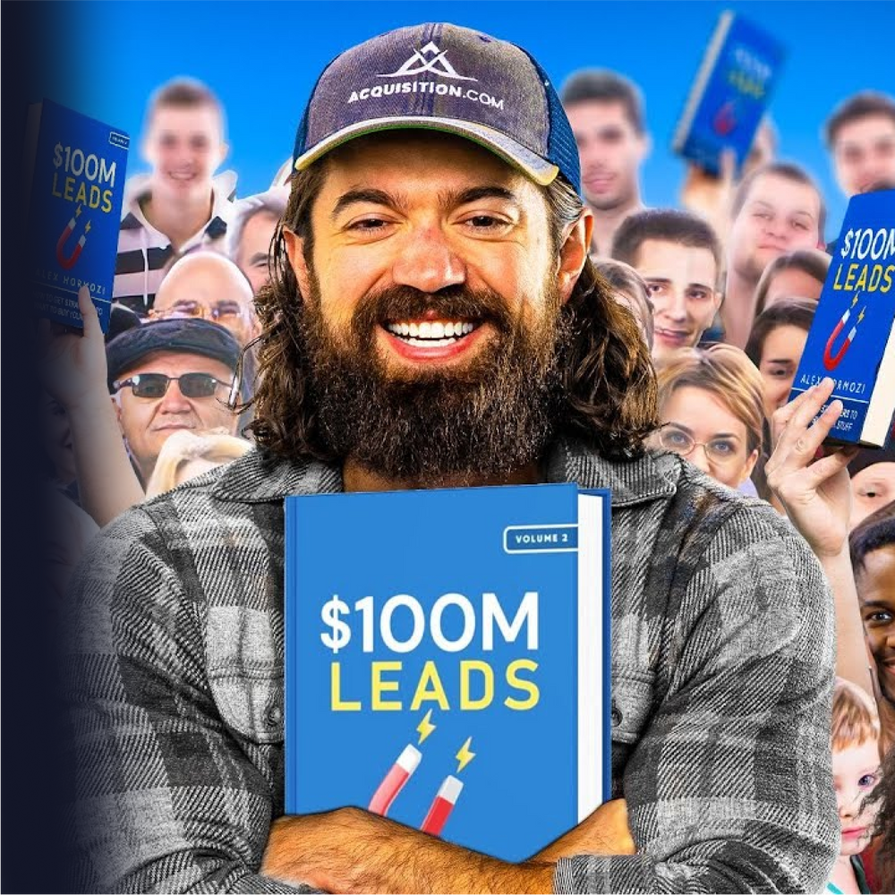 IN HAND! 2 Pack Alex Hormozi $100M One Hundred Million Dollar LEADS
